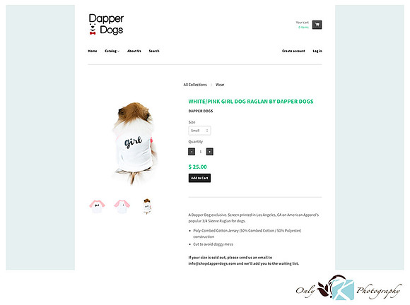 American Apparel Dog shirt: "girl"